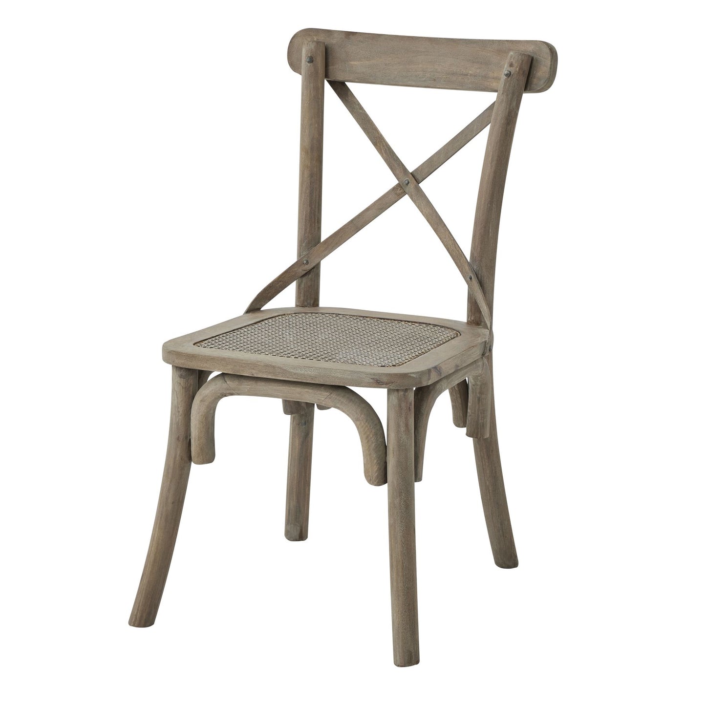 Copgrove Collection Cross Back Chair With Rush Seat - HomenestUK