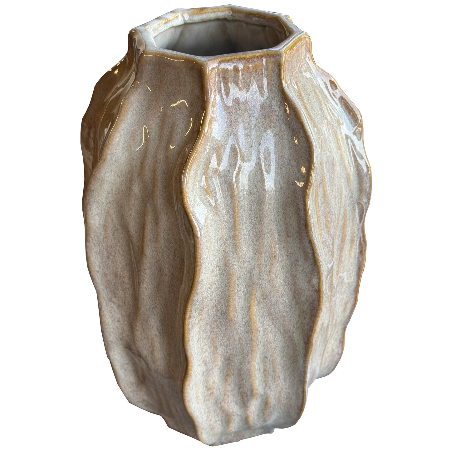 Sabbia Collection Tall Seed Pod Vase