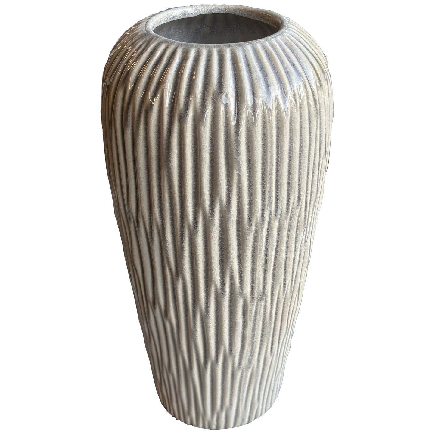 Pallida Collection Tall Fleck Vase