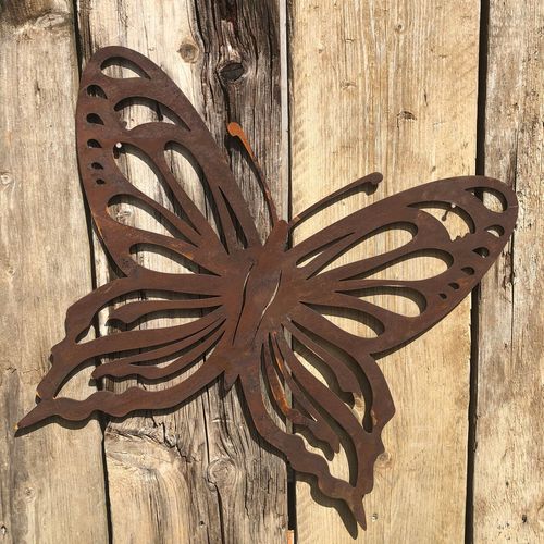 Enchanting LARGE BUTTERFLY Garden Ornament | Decorative Feature Sign for UK Garden Decoration