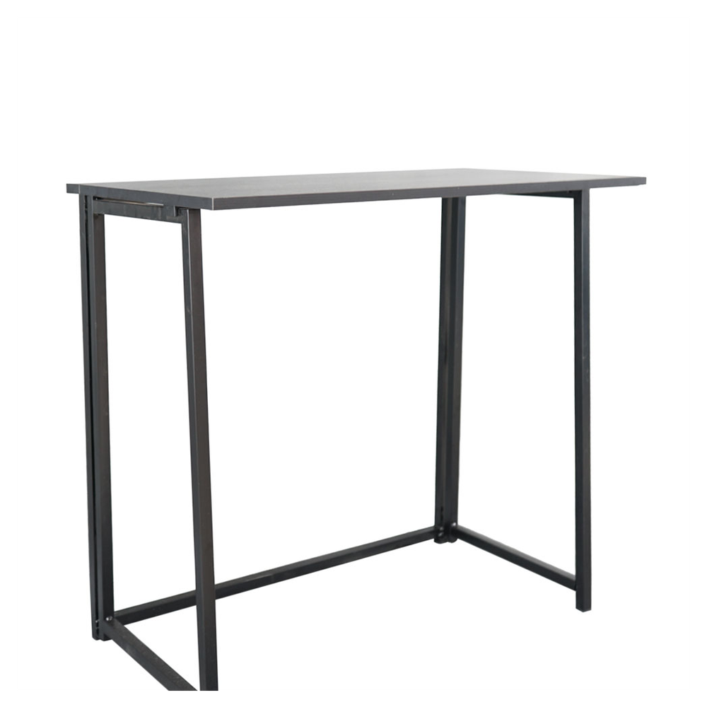 Simple Collapsible Computer Desk Black