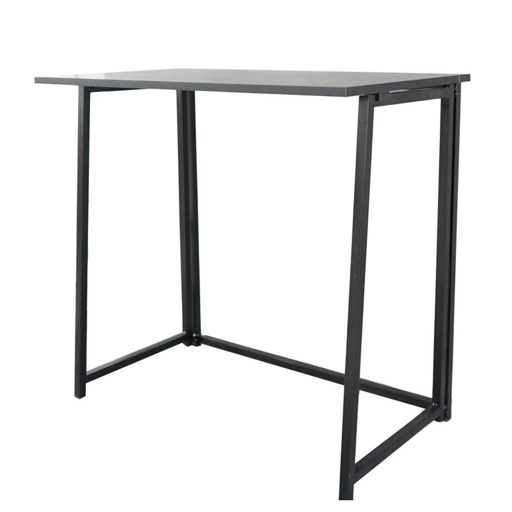 Simple Collapsible Computer Desk Black