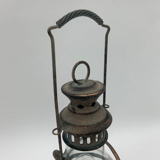 50cm BATTERY & BULB METAL GARDEN LANTERN