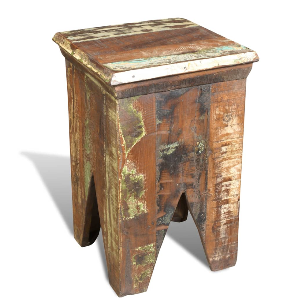 Stool Solid Reclaimed Wood