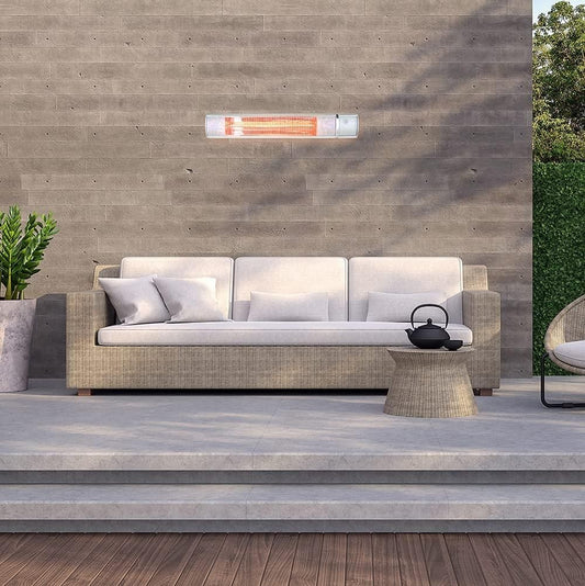 LLOYTRON Wall Mounted Patio Heater | Pedestal Patio Heater | Garden Patio Heater | Instant Warm Indoor/Outdoor