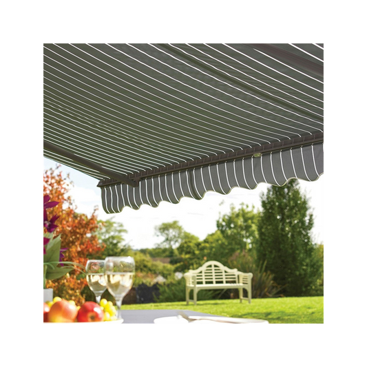3m Berkeley (Grey and White) Awning