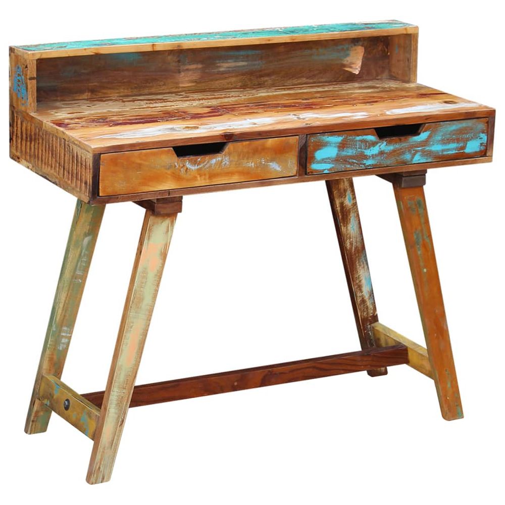 Desk 100x45x90 cm Solid Rough Mango Wood
