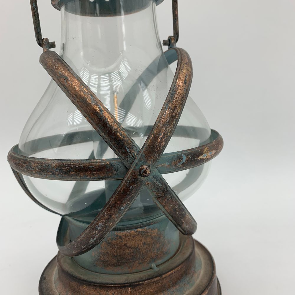 50cm BATTERY & BULB METAL GARDEN LANTERN