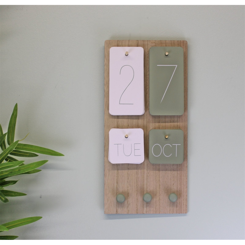 Wall Hanging Calendar, Eucalyptus Range
