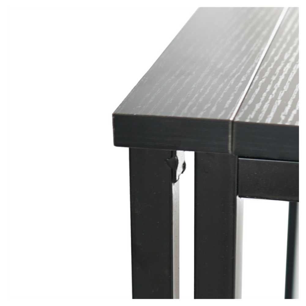 Simple Collapsible Computer Desk Black