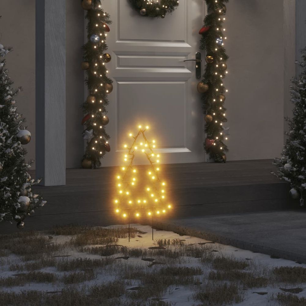 Christmas Light Decoration with Spikes Tree 115 LEDs 90 cm