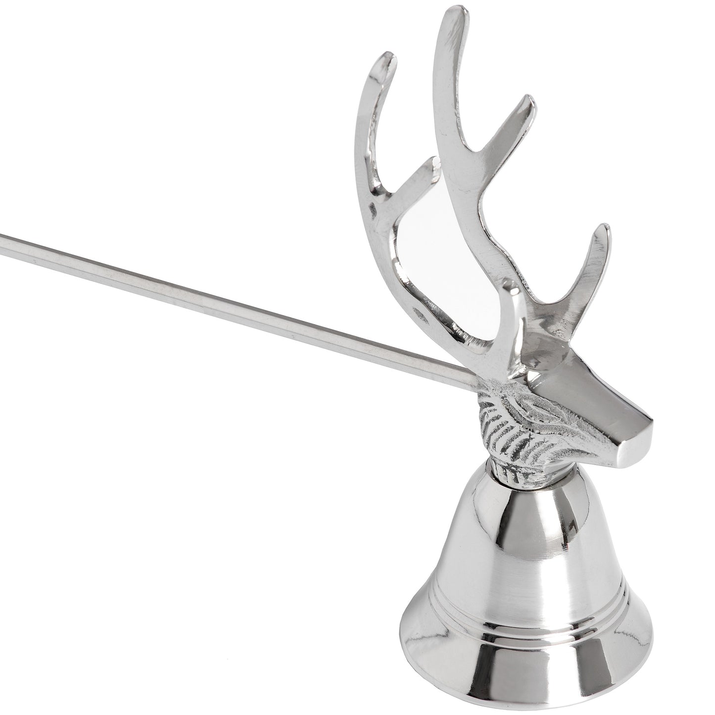 Silver Stag Candle Snuffer - HomenestUK