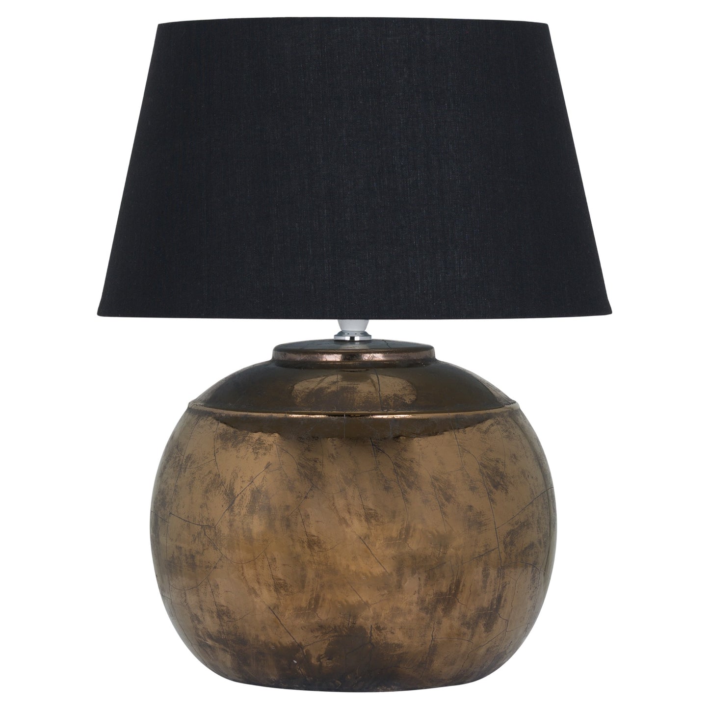 Regola Bronze Metallic Ceramic Table Lamp - HomenestUK