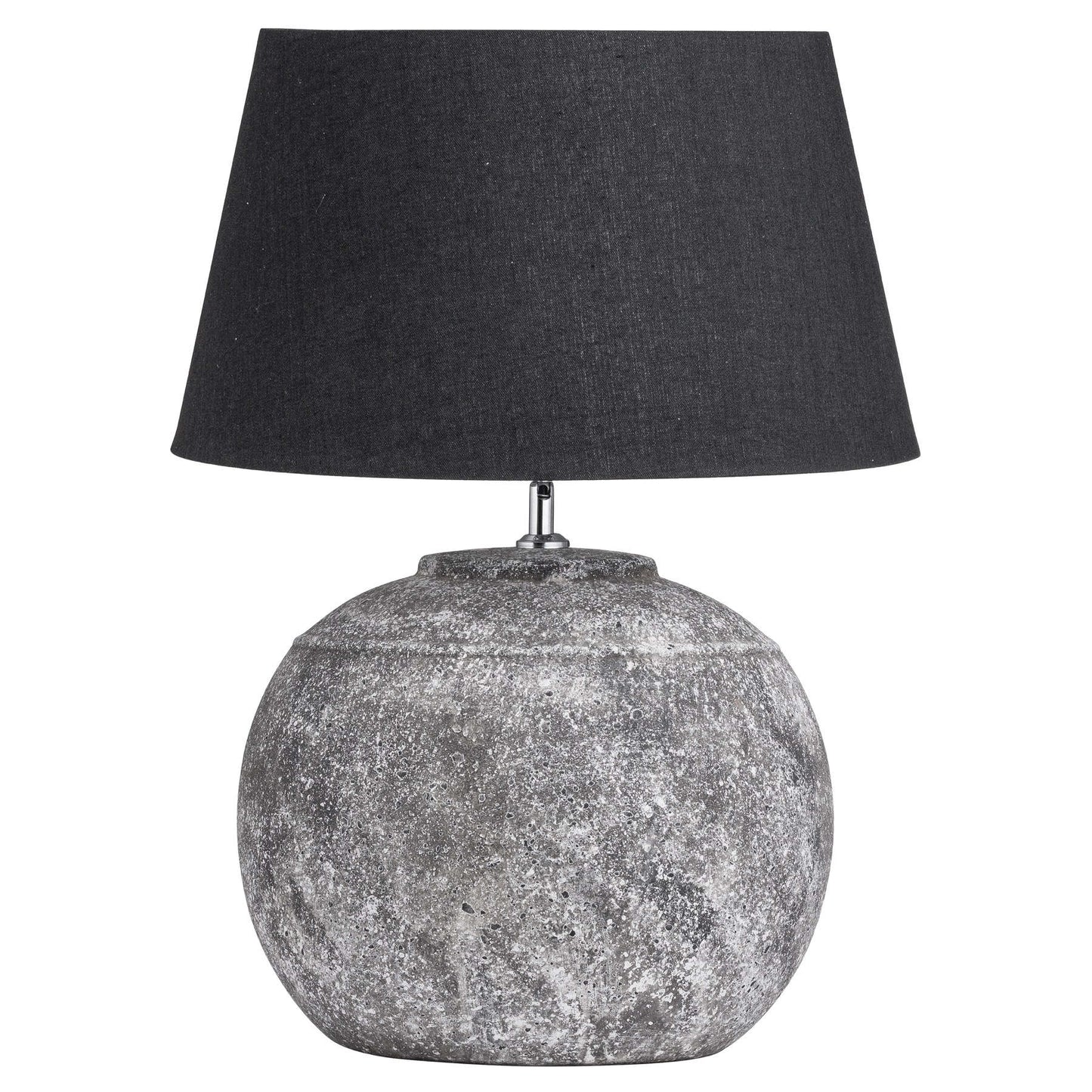 Regola Aged Stone Ceramic Table Lamp - HomenestUK