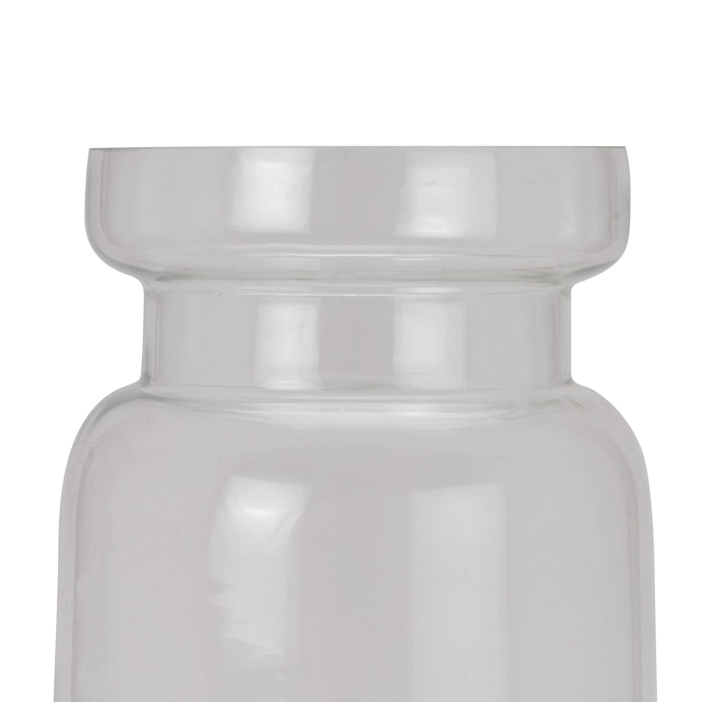 Tall Clear Bottle Vase