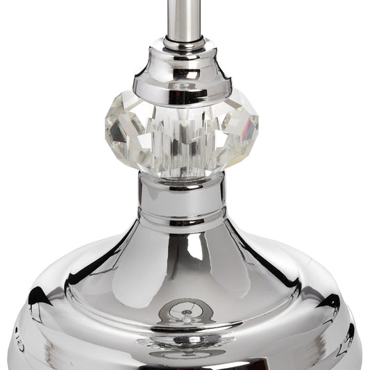 Genoa Chrome Table Lamp - HomenestUK