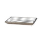 Astor Distressed Mirrored Tray With Wooden Detailing - HomenestUK