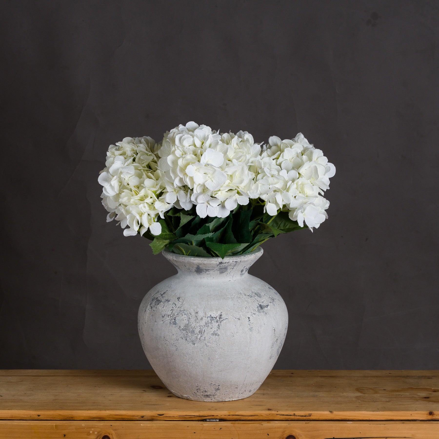 Downton Large Antique White Vase