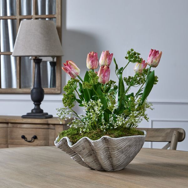 Large Ceramic Adele Shell Bowl
