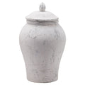 Bloomville Large Stone Ginger Jar CERAMIC Gifts & Accessories styled interior setting, luxury home decor