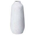 Darcy Ople Tall Vase CERAMIC in stone displayed on a console table, luxury home decor