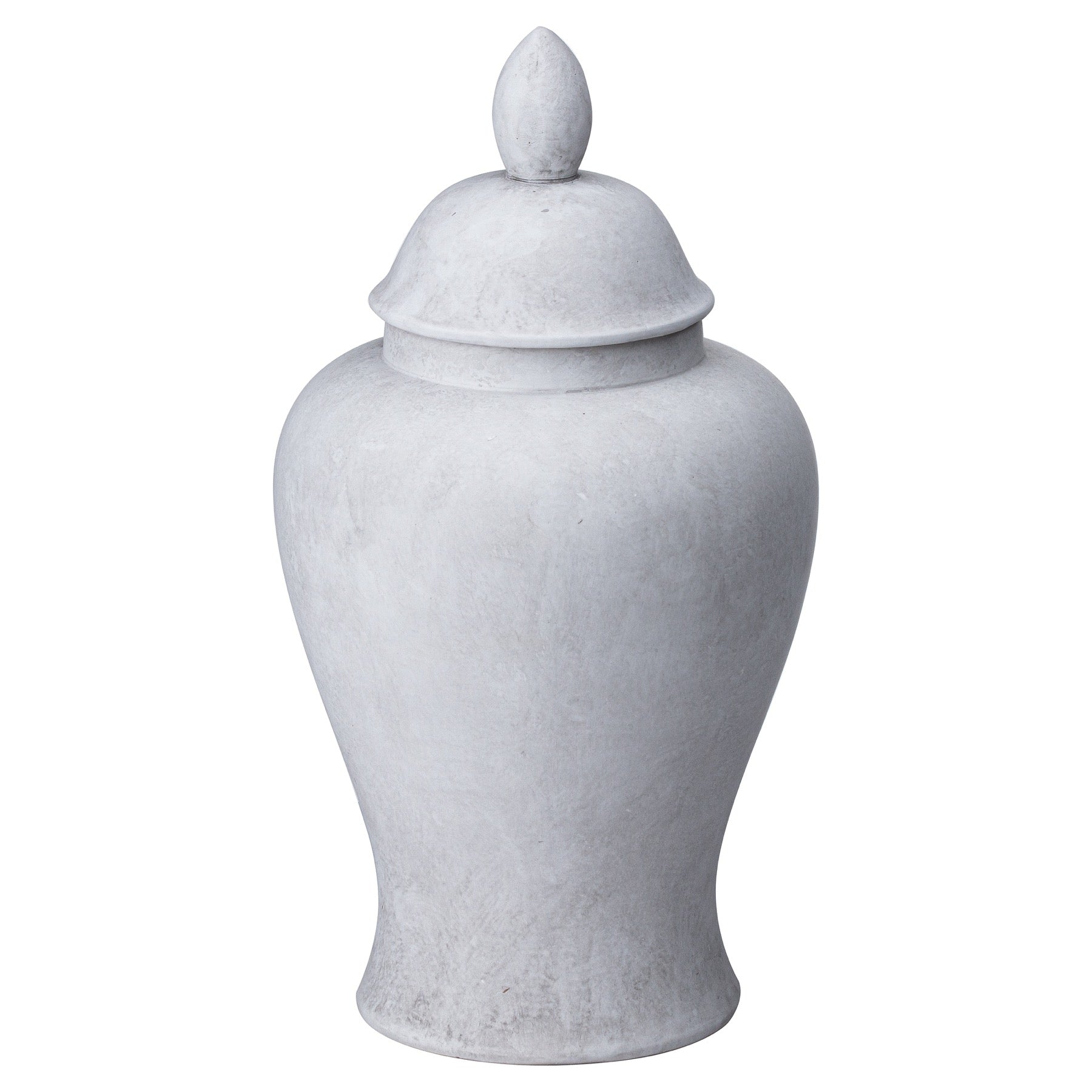 Darcy Large Stone Ginger Jar CERAMIC Gifts & Accessories styled interior setting, luxury home decor