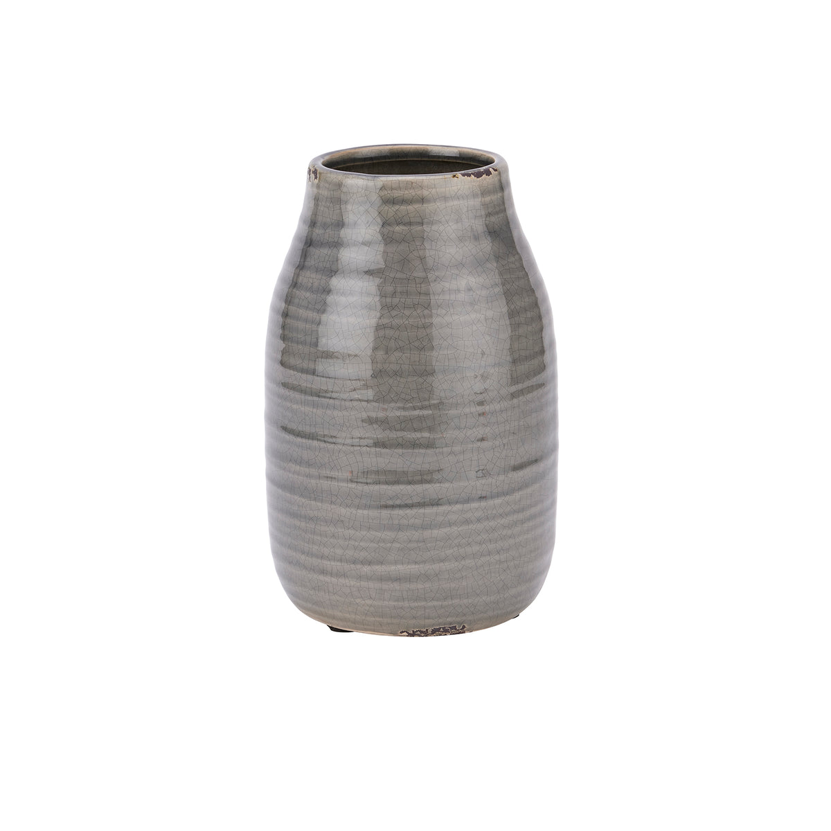Garda Grey Stefanie Vase in grey, made from ceramic