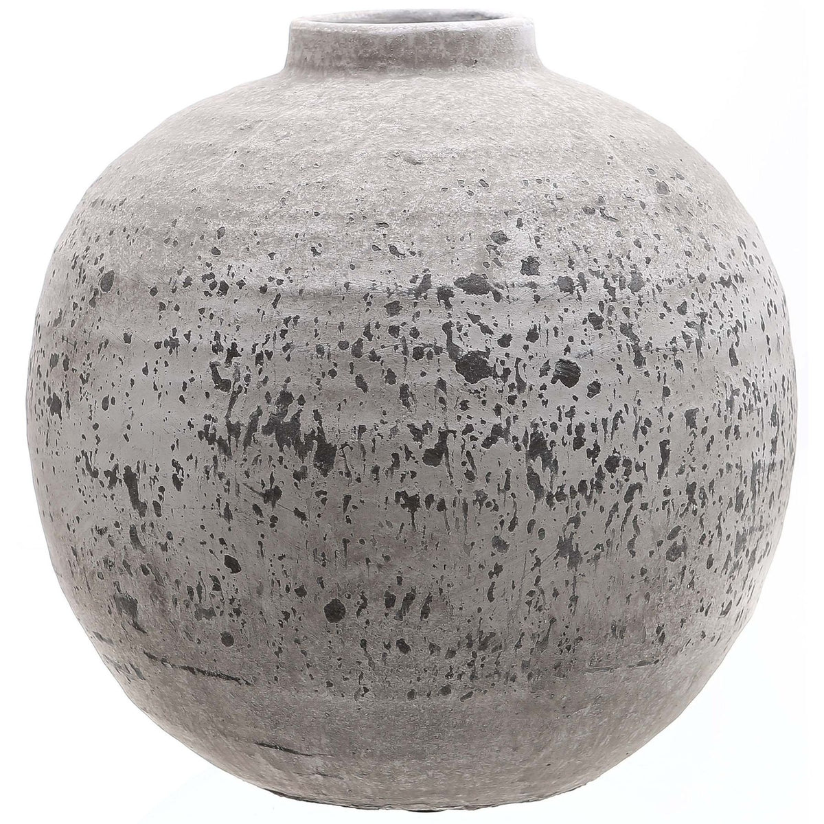 Tiber Stone Ceramic Vase in stone