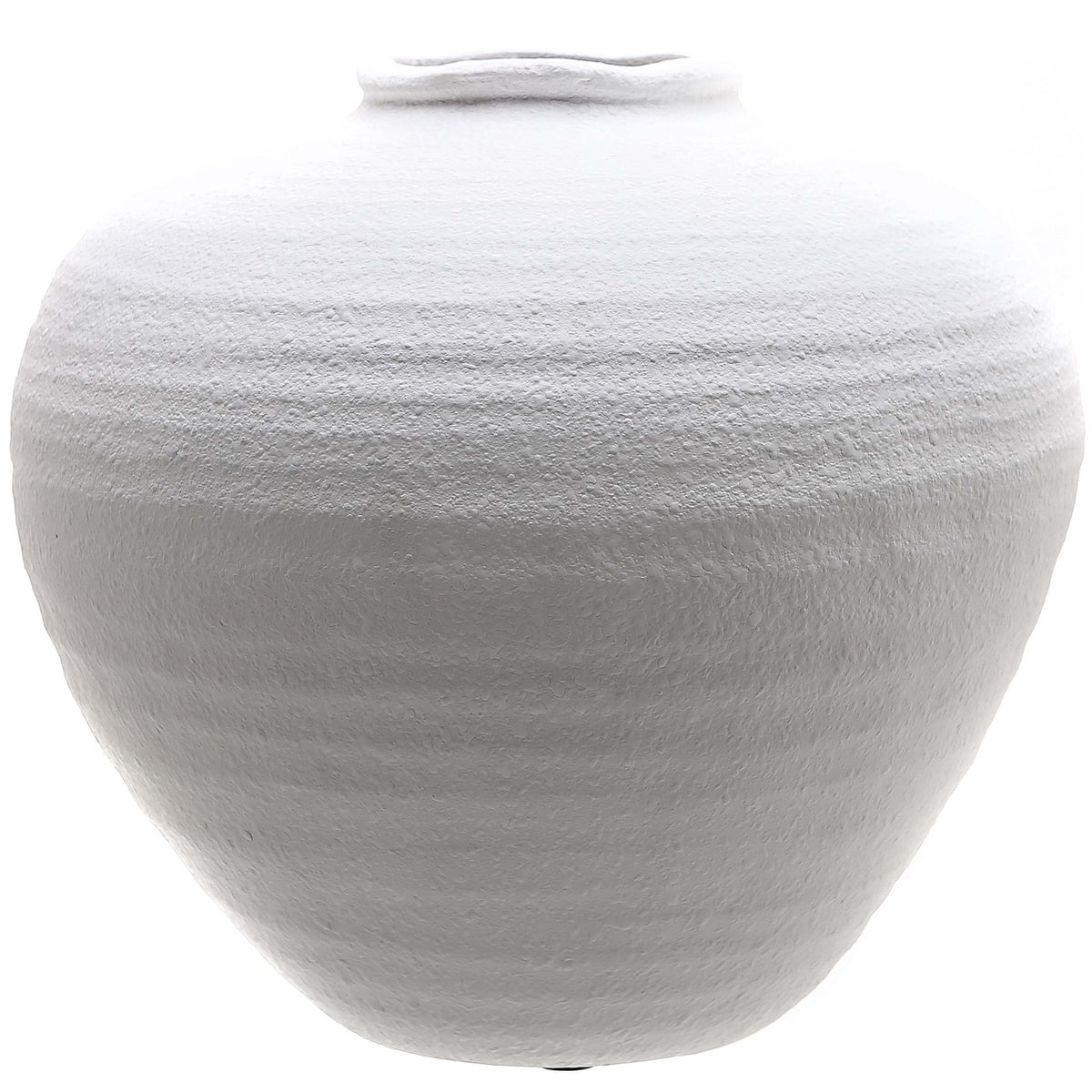 Regola Matt White Ceramic Vase in white