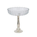 Large Fluted Glass Display Bowl Gifts & Accessories styled interior setting, luxury home decor