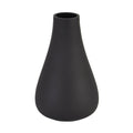 Black Tapered Glass Vase displayed on a console table, luxury home decor