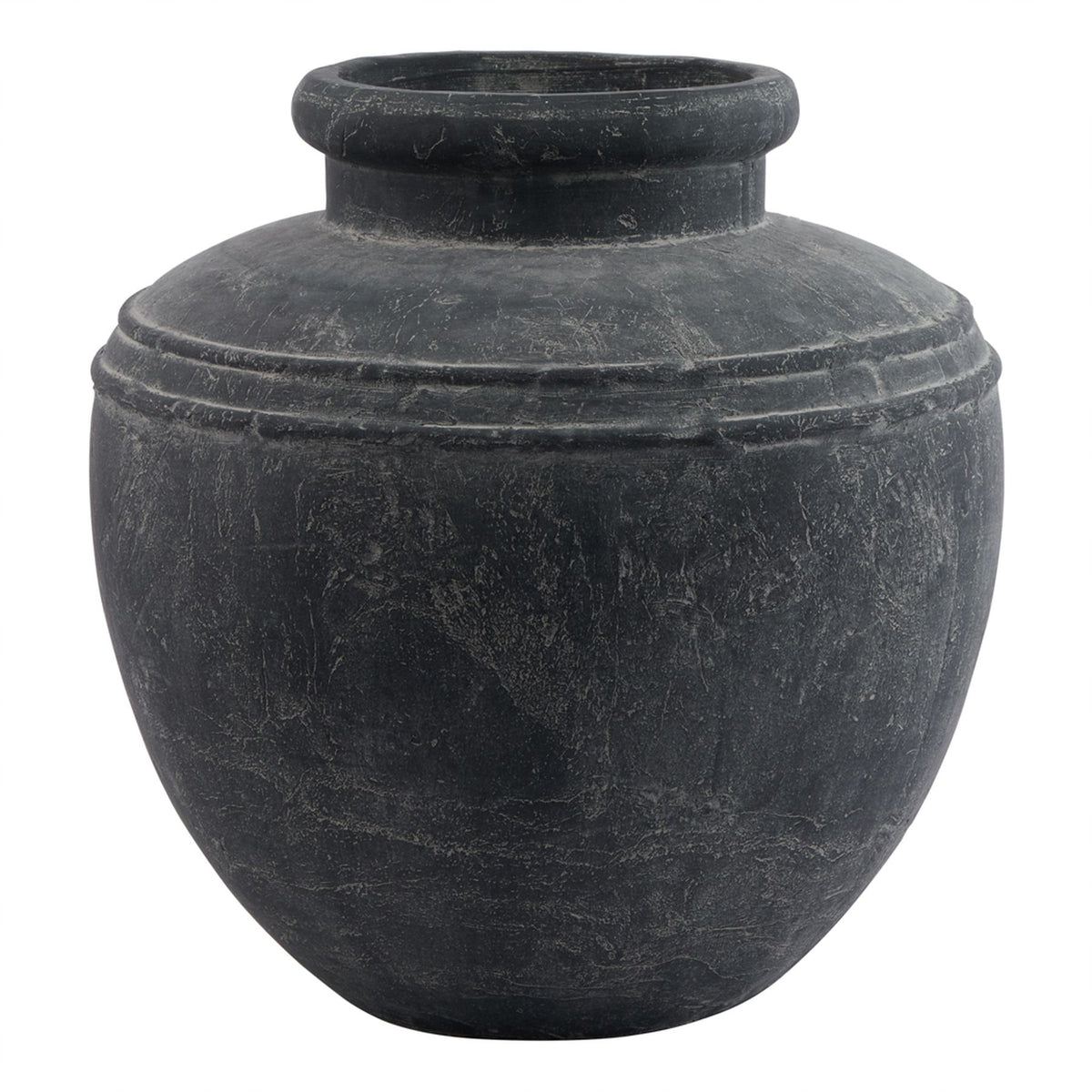 Amalfi Large Grey Water Pot in grey, made from ceramic