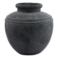 Amalfi Large Grey Water Pot CERAMIC Gifts & Accessories styled interior setting, luxury home decor
