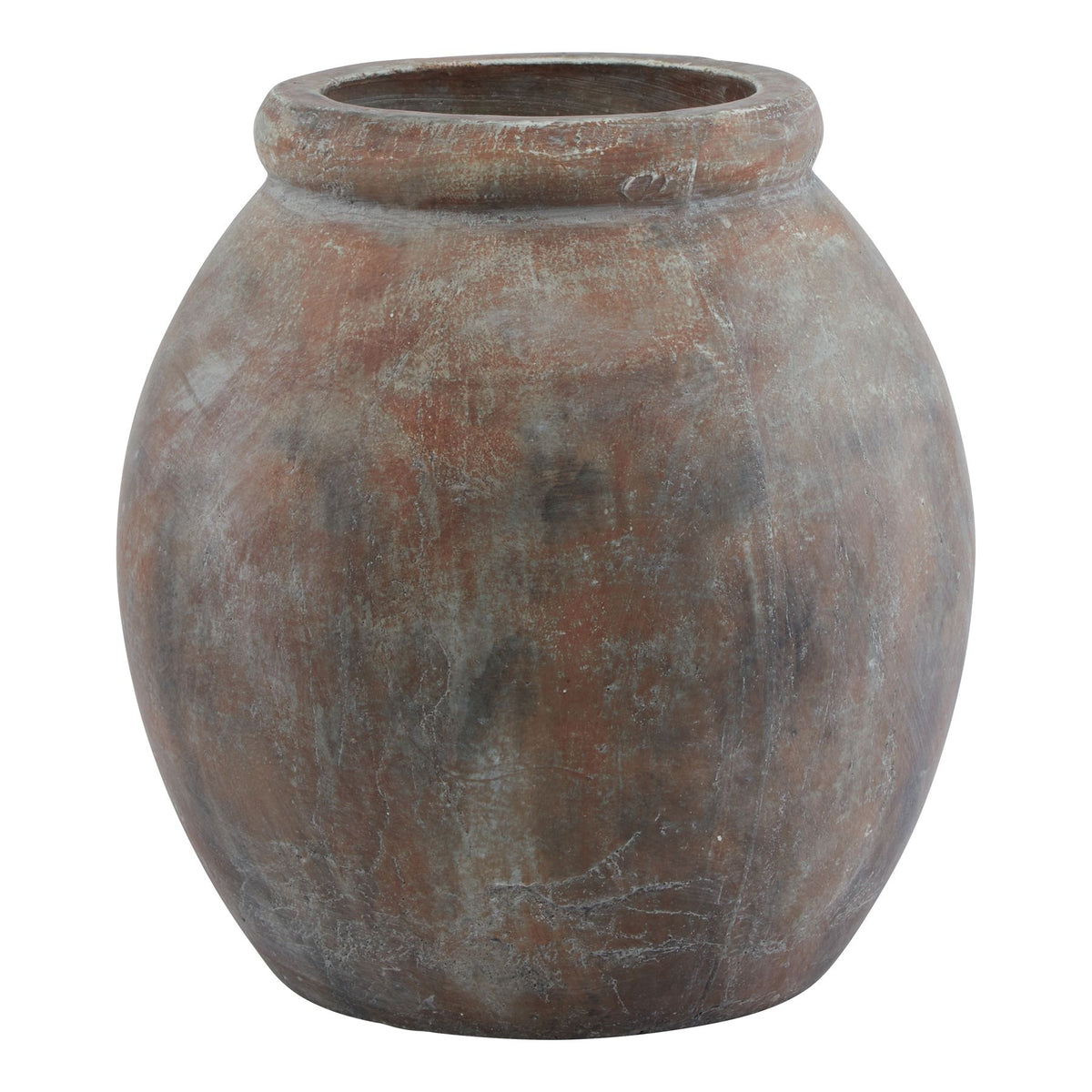 Siena Brown Jar Shaped Planter in brown, made from ceramic