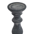 Amalfi Grey Column Candle Holder