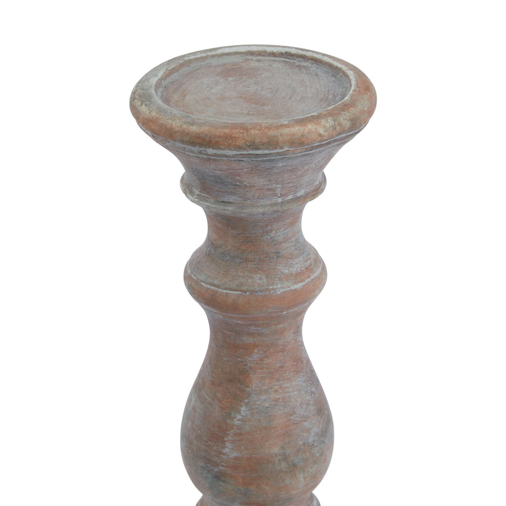Siena Brown Column Candle Holder Default Title