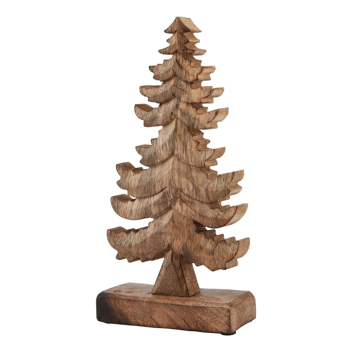 Natural Wooden Christmas Tree in natural wood finish