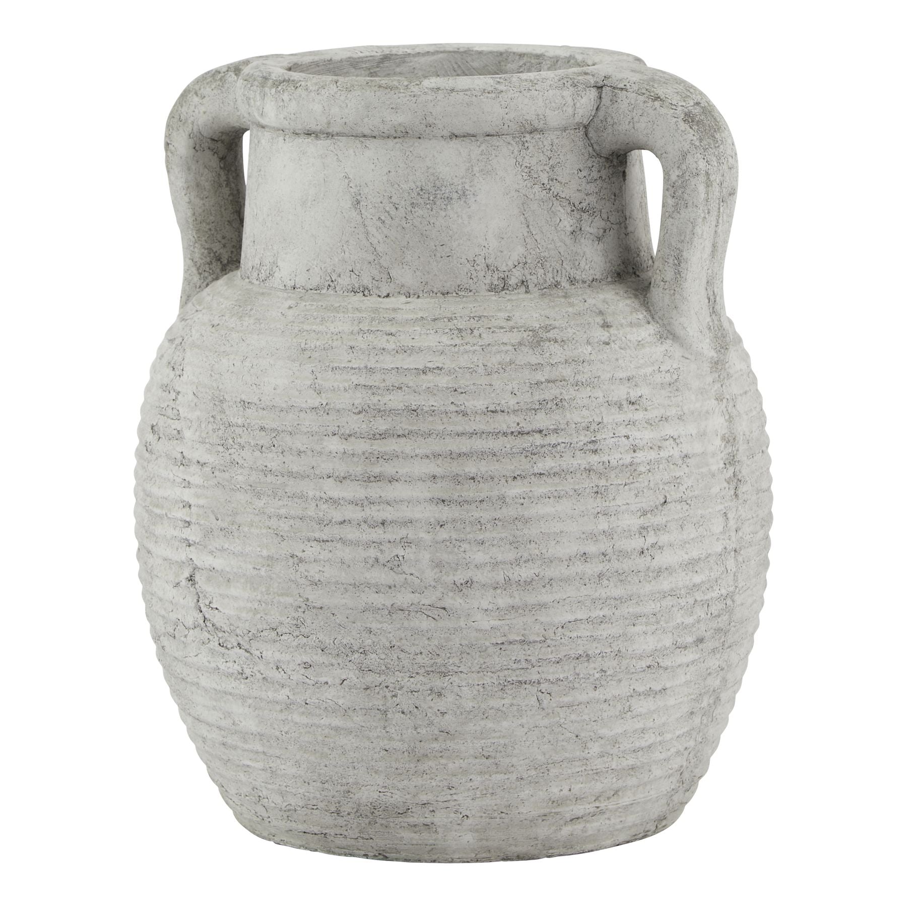 Athena Stone Amphora Pot CERAMIC Stone Effect Gifts & Accessories in white styled interior setting, luxury home decor