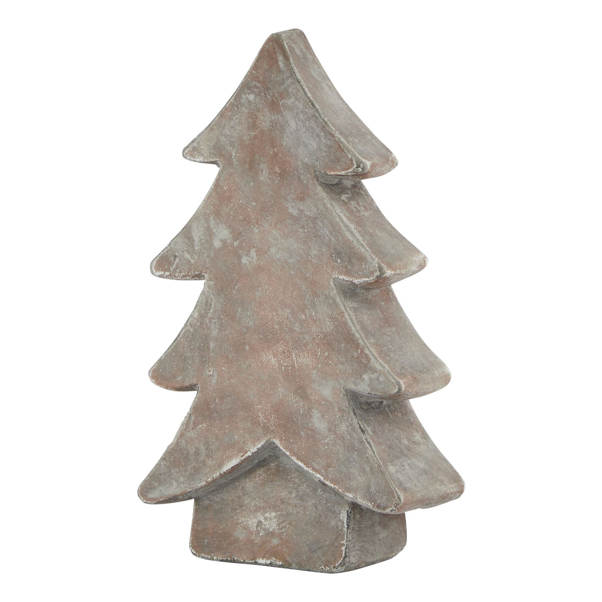 Siena Brown Medium Christmas Tree in brown, made from ceramic