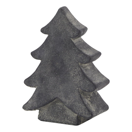 Amalfi Grey Small Christmas Tree in grey, made from ceramic
