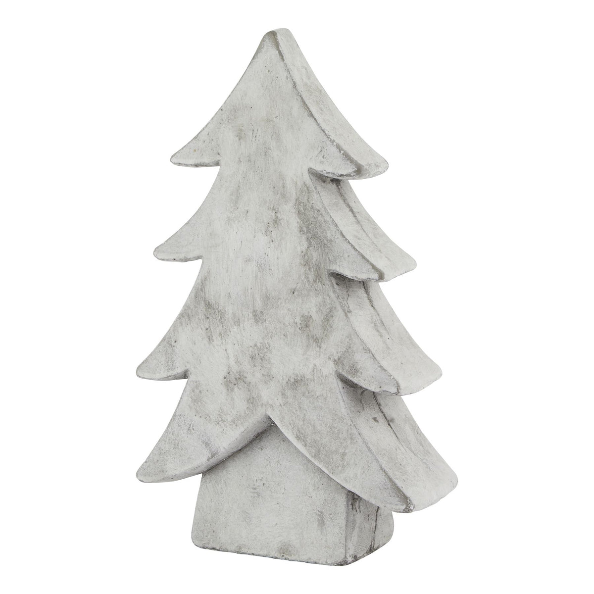 Athena Stone Large Christmas Tree in white, made from ceramic