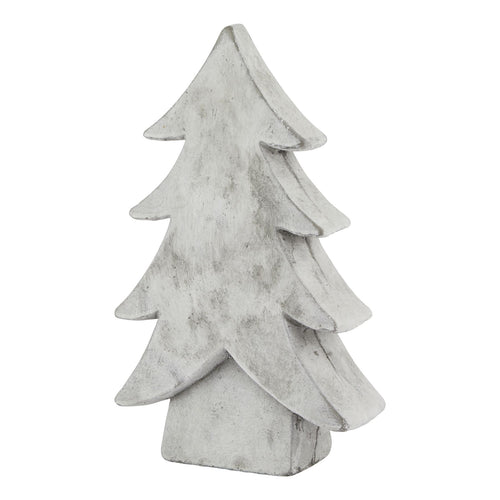 Athena Stone Large Christmas Tree in white, made from ceramic