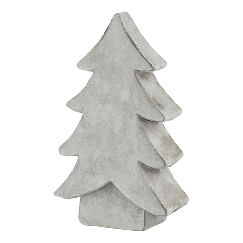 Athena Stone Medium Christmas Tree in white, made from ceramic