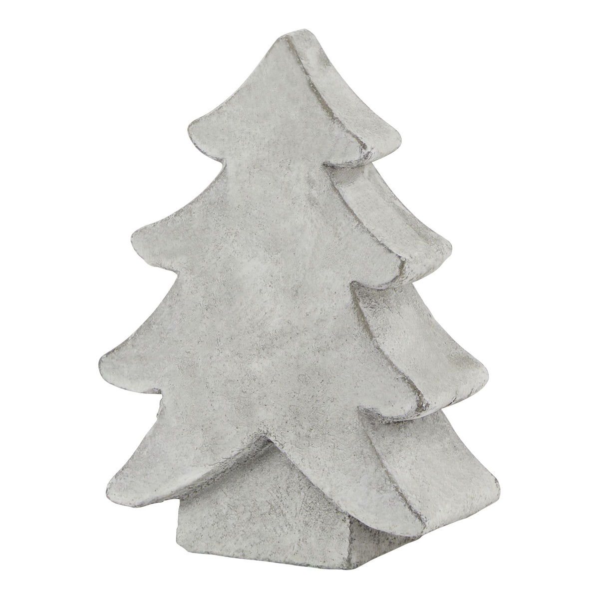 Athena Stone Small Christmas Tree in white, made from ceramic