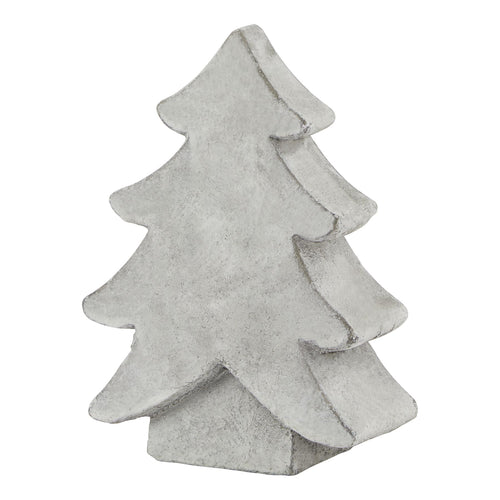 Athena Stone Small Christmas Tree in white, made from ceramic