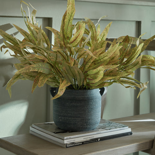 Amalfi Grey Hydria Pot in grey, made from ceramic