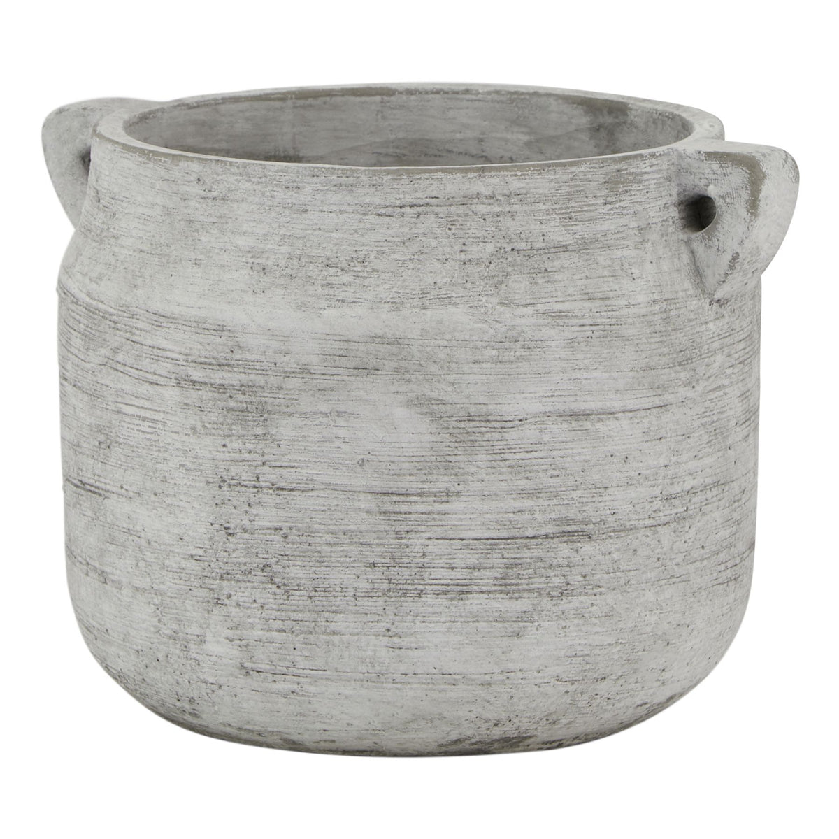 Athena Stone Hydria Pot in white, made from ceramic