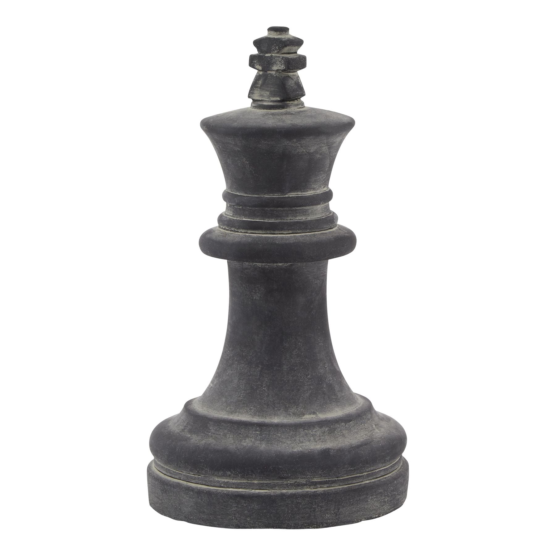 Amalfi Grey King Chess Piece CERAMIC Gifts & Accessories styled interior setting, luxury home decor