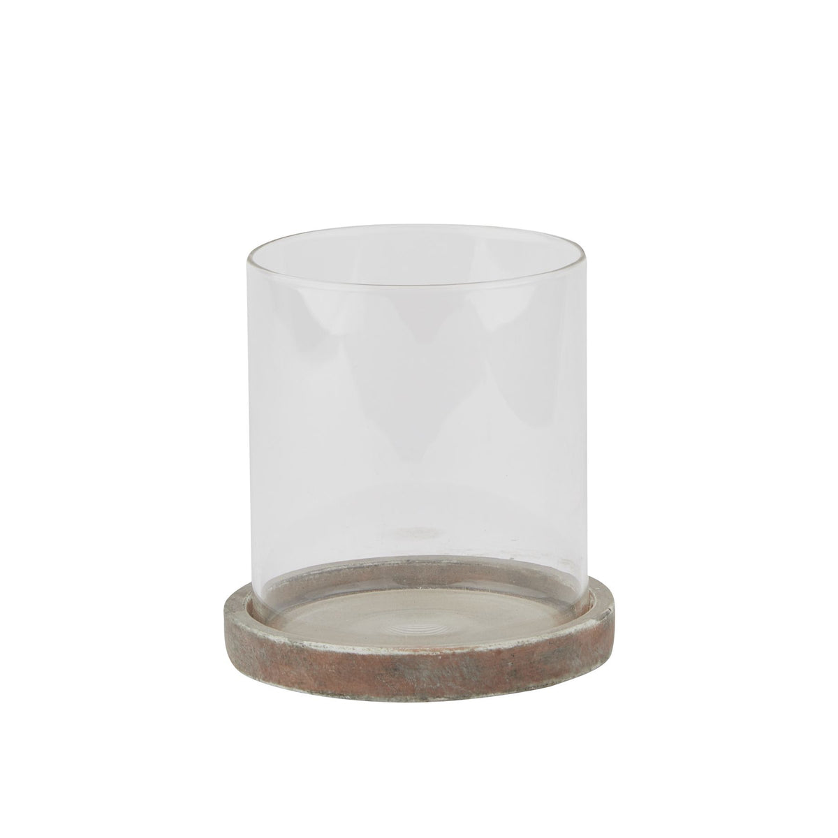 Siena Brown Hurricane Lantern in brown, made from ceramic