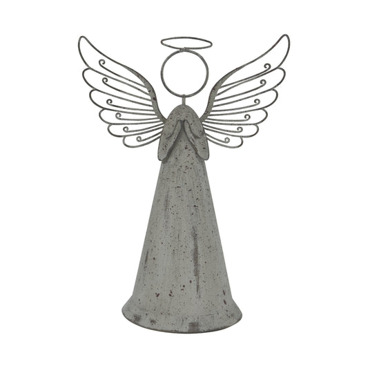 Large Rustic Metal Standing Angel